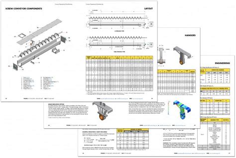 screw conveyor specifications sheet|screw conveyor design diagram.